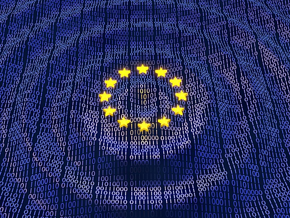EU data privacy abstract image